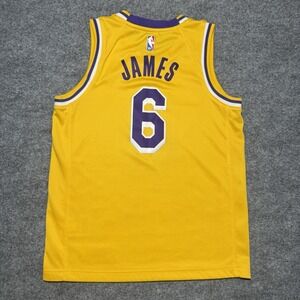Nike LeBron James Los Angeles Lakers Swingman Jersey YOUTH Size M #6